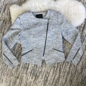 Banana Republic Tweed Moto jacket